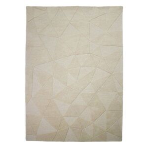 Bézs kézi szövésű gyapjú szőnyeg 160x230 cm Shard – Flair Rugs kép