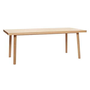 Étkezőasztal tölgyfa dekorral 100x200 cm Herringbone – Hübsch kép