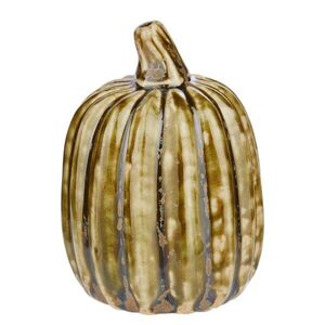 PUMPKIN kerámia dekor tök 9cm kép