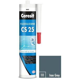 Ceresit szaniter szilikon CS 25 iron grey, 280 ml kép