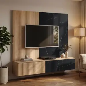 Nappali Bútor Noir I Dcms Nr1 Cremona Oak/Marble Black kép