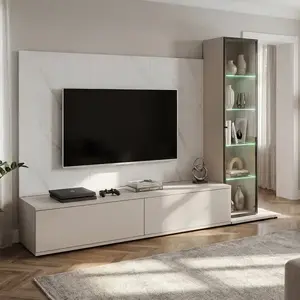 Nappali Bútor Glam I Ccmw Gl2 Kasmír/Marble Bianco kép
