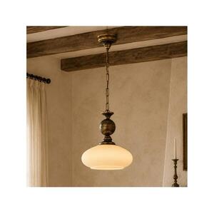 Brilagi - Láncra függesztett MOLLERO csillár 1xE27/15W/230V, átm. 24 cm, bronz/patina 2140 kép