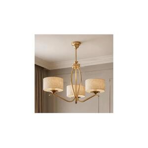 Brilagi - SAPHIRE rúdtartós csillár 3xE27/15W/230V Ø 66 cm krémszínű/arany/patina 2148 kép