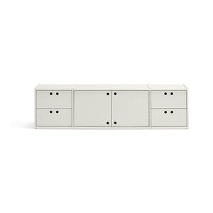 Krémszínű TV-állvány 157x42x40 cm Wally – Teulat kép