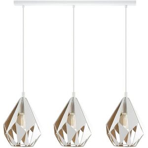 Eglo CARLTON 1, 3 × 60 W, fehér/arany kép