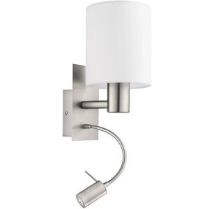 Eglo PASTERI E27, LED 1 × 40 W, 1 × 3, 5 W, fehér kép