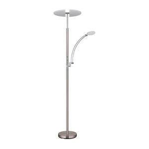 Globo 58909N - LED dimmelhető állólámpa TIRANA 40W/230V + 5, 5W matt króm 58909N kép