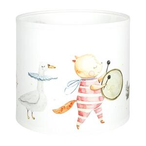 Brilagi - Univerzális BOBO E27 búra, átm. 15 cm, fehér/állatmintás 757403 kép