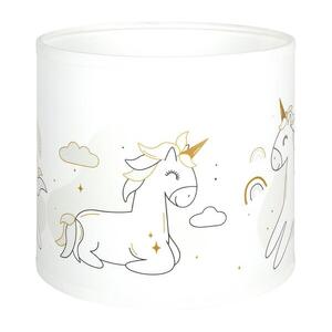 Brilagi - Univerzális lámpabúra BOBO E27 átmérő 15 cm fehér/unikornis-minta 757434 kép
