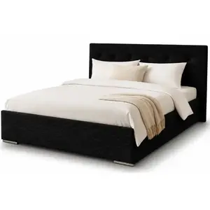 Ágy Mila 140x200 Lincoln 100ln fekete kép
