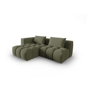 Sötétzöld sarokkanapé (bal oldali-heverő résszel) Verona – Cosmopolitan Design kép