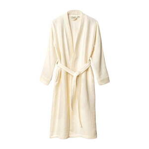 Krémszínű muszlin fürdőköpeny S/M Kimono – Foutastic kép