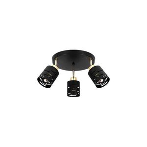 Spotlámpa ELEN 3xE27/35W/230V fekete/arany ELEN CEILING LIGHT 3 BLACK kép