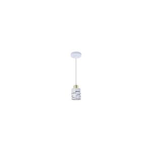 Zsinóros függőlámpa ELEN 1xE27/35W/230V fehér/arany ELEN PENDANT LIGHT WHITE kép