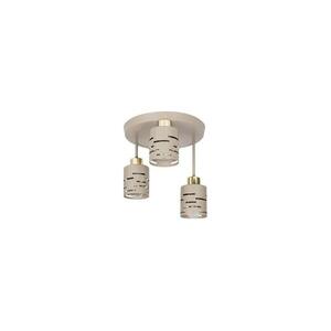 Felületre szerelt csillár ELEN 3xE27/35W/230V bézs/arany ELEN PENDANT LIGHT 3 BEIGE kép