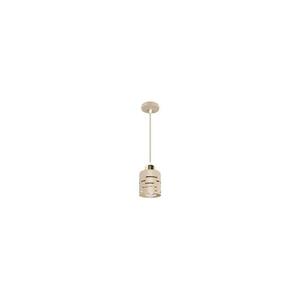 Zsinóros csillár ELEN 1xE27/35W/230V bézs/arany ELEN PENDANT LIGHT BEIGE kép