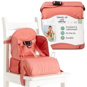 BabyToLove Travel Up Ultra lehká látková cestovní židle s uchycením na opěrku – růžová kép