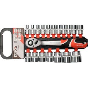 YATO YT-38681 - 1/2", 19 részes kép