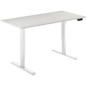 AlzaErgo Table ET1 NewGen, fehér + asztallap, 120×80 cm, laminált, fehér tölgy kép