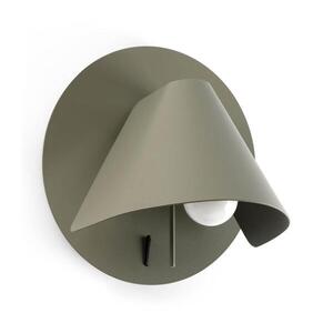FARO Barcelona FARO 62356 - NOON fali spotlámpa 1xE27/15W/230V khaki 62356 kép