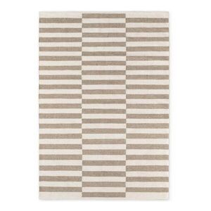 Fehér-szürke kétoldalas-kézi szövésű gyapjú szőnyeg 160x230 cm Vika – Hanse Home kép