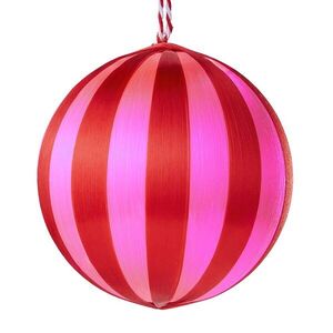 HANG ON karácsonyfadísz Ø8cm, piros/pink kép