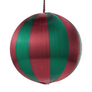 HANG ON karácsonyfadísz Ø8cm, zöld/piros kép