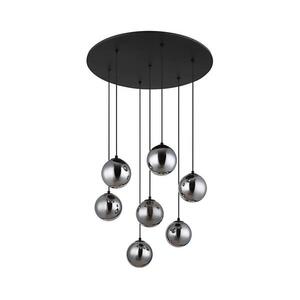 Globo 56133-7H - LED Csillár zsinóron RIHA 7xG9/3, 5W/230V füstös/fekete 56133-7H kép