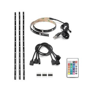 B.V. - KÉSZLET 4x LED RGB Dimmelhető izzó 0, 5m LED/2, 5W/5V IP65 + távirányító 100801TYQ kép