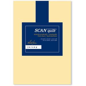 SCANquilt JERSEY ELASTIC LYCRA lepedő, banánsárga, 180×200 cm kép