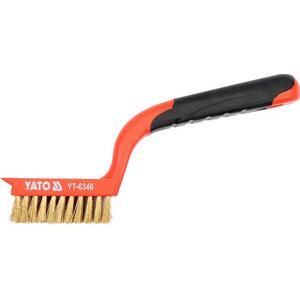 YATO Kézi drótkefe, 180 mm sárgaréz, YT-6346 kép