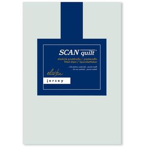 SCANquilt JERSEY ELASTIC LYCRA lepedő, vízkék, 160×200 cm kép