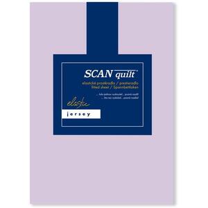 SCANquilt JERSEY ELASTIC LYCRA lepedő, világoslila, 160×200 cm kép