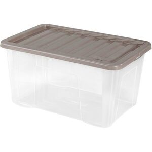 Heidrun Quasar tárolódoboz + fedél, 60 l, műanyag, 60 × 40 × 30 cm kép