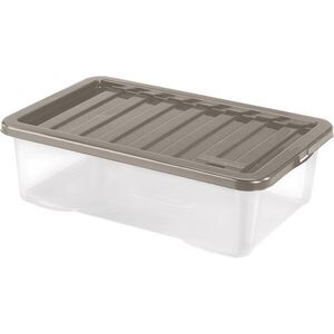Heidrun Quasar tárolódoboz + fedél, 30 l, műanyag, 60 × 40 × 18 cm kép