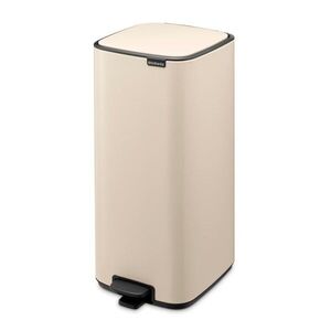 Bézs acél pedálos szemetes 30 l Bo – Brabantia kép