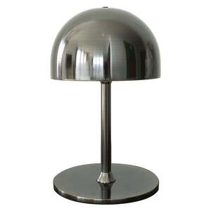Sötétszürke LED asztali lámpa távirányítóval, fém búrával (magasság 22 cm) Tim – Sirius kép