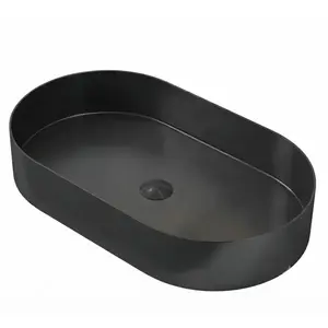 Mosdókagyló lapon Iron Oval black kép