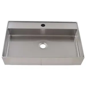 Mosdókagyló lapon Rectangle króm 1/0 kép