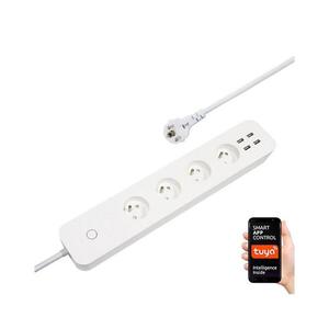 NEO 07707L - NEO LITE Smart hosszabbító 4AC+4USB Wi-Fi Tuya 1, 5m 07707L kép