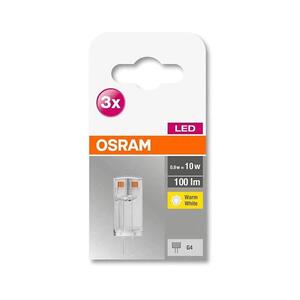 KÉSZLET 3x LED Izzó G4/0, 9W/12V 2700K - Osram 4058075449985 kép