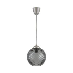 Brilagi - LED függeszték kábellel R GLASS 1xE27/60W/230V átm. 18 cm ezüst/füstszürke NSTK7466+TK8612A kép