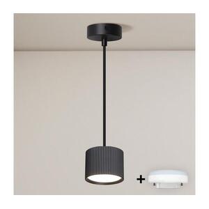 Brilagi - LED RGB dimmelhető kábeles függőlámpa STRIPY 1xGX53/14W/230V Wi-Fi Tuya fekete BG2849+IM1490 kép