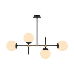 Kruva fekete függőlámpa, magasság 57 cm - Squid Lighting kép