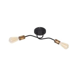 Csillár HARVARD 2xE27/15W/230V W-1026/2 BK+AB kép