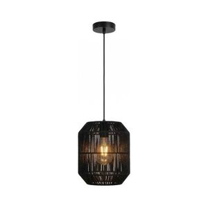 B.V. - Kábeles függeszték 1xE27/60W/230V, fekete, átmérő 23 cm B10303C3C kép
