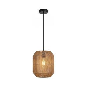 B.V. - Stílusos függőlámpa kábellel 1xE27/60W/230V, bézs, átmérő 23 cm B10303C3D kép