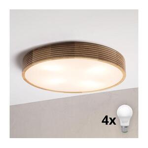 Brilagi - LED mennyezeti lámpa CARVALHO MODERN 4xE27/60W/230V tölgyszínű, átm. 57, 5 cm 8590828039396 kép