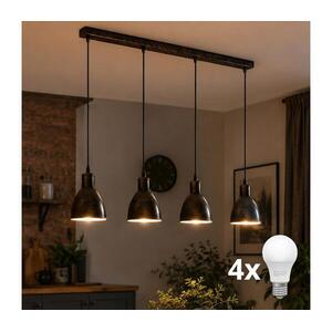 Brilagi - LED csillár kábeles felfüggesztéssel RIDDY 4xE27/60W/230V réz/patina 8590828039228 kép